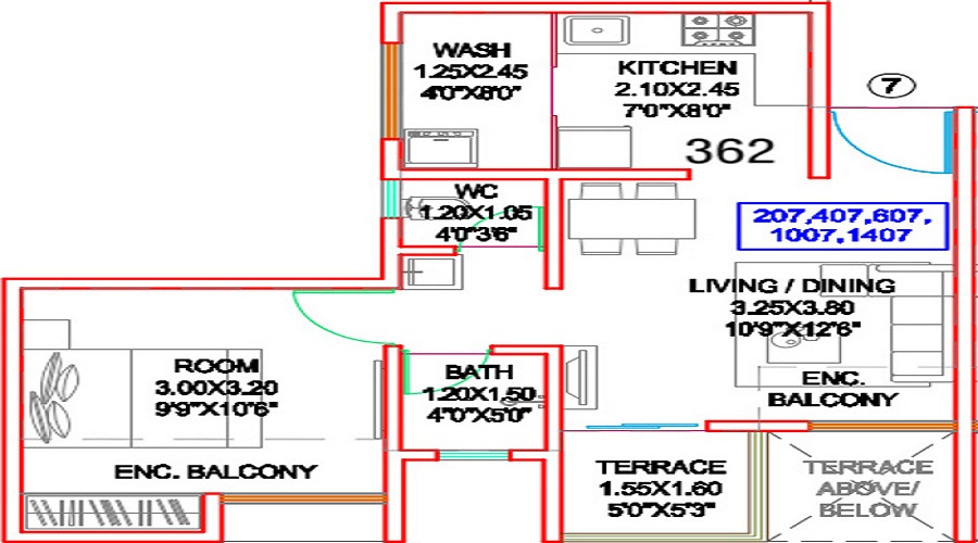 Kairosa Cluster A Floor Plan