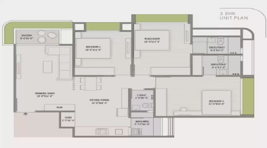 Elenza Greenfield Floor Plan