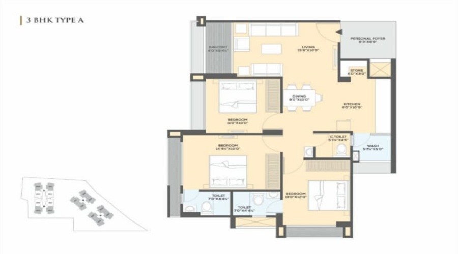 Siddhi Aarohi Vivianna Floor Plan