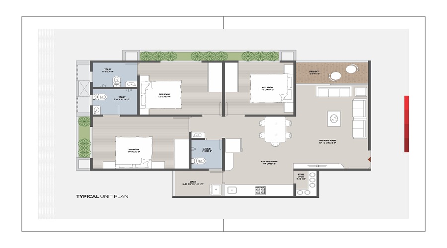Divyajyot Sarang Sky Floor Plan