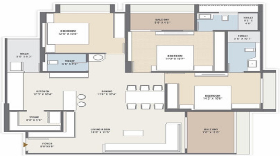 Shreeram Laurels Floor Plan