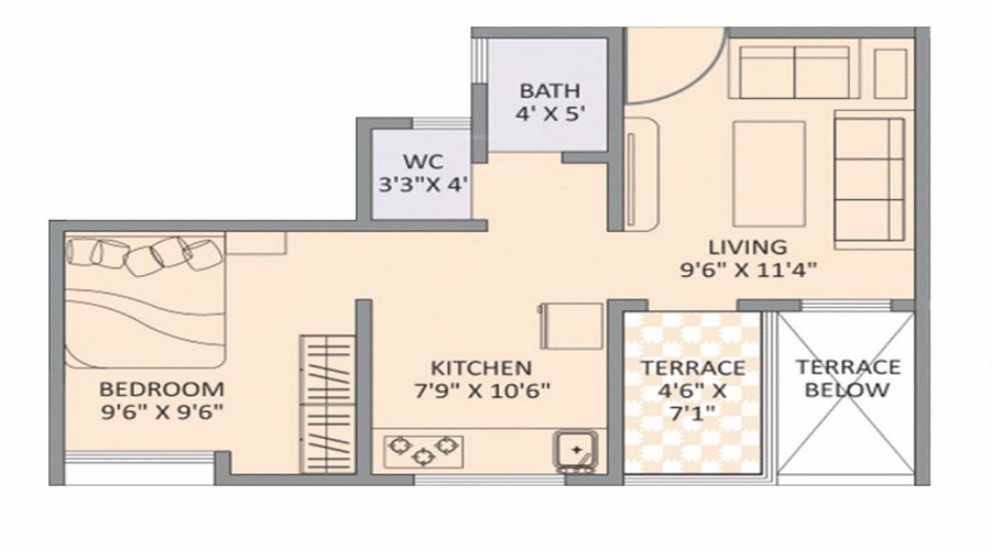 Kuldevee Nobles Heights Floor Plan