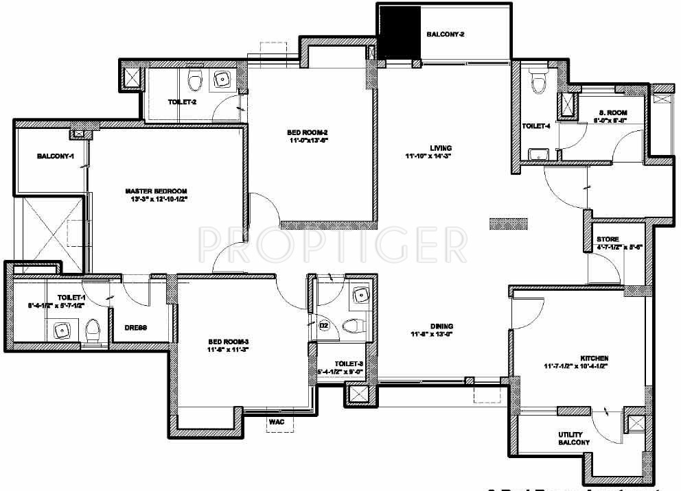 Assotech Springfields Floor Plan