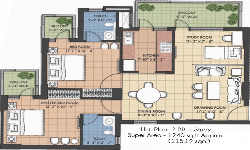 RAS Palm Residency Floor Plan