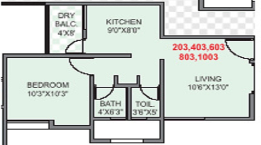 Raviraj Astria Phase II Floor Plan