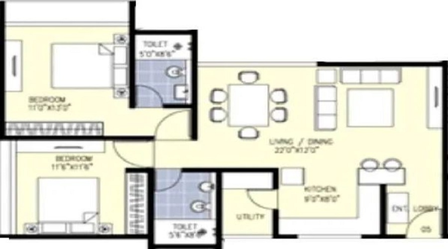 Sanklecha Mango One Floor Plan