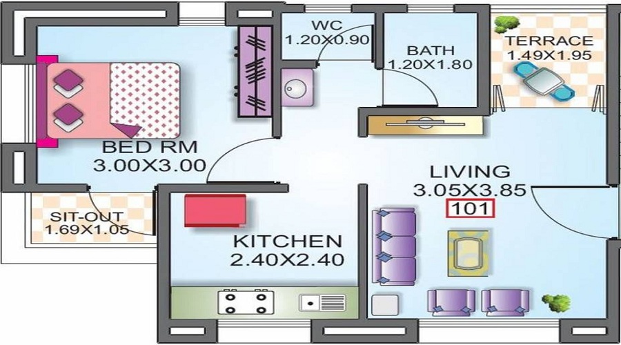 Rohan Wisteria Floor Plan