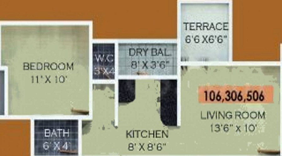 Hazel One Floor Plan