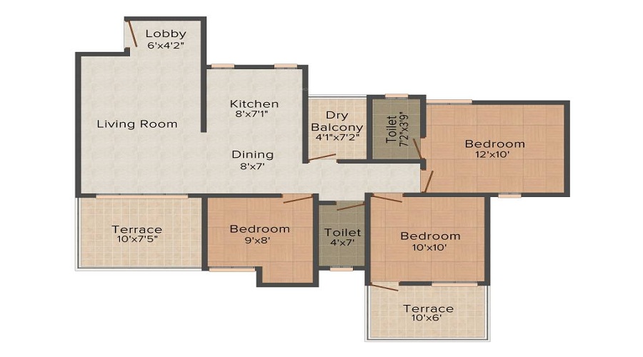 ABC Divya Nakshatra Floor Plan