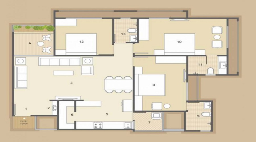 Sattva Exotica Floor Plan