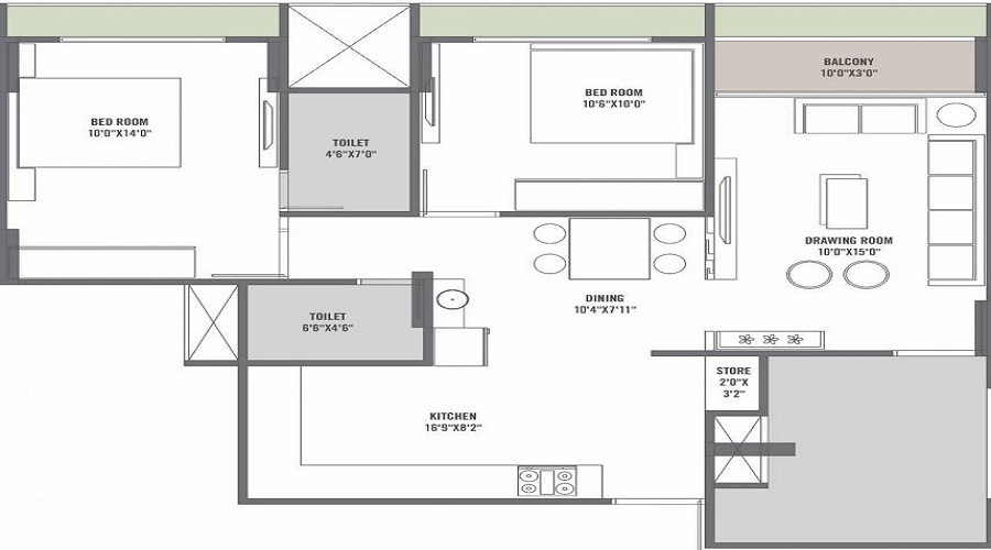 Shambhavi Swam Sky Floor Plan
