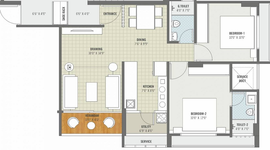 S G Shiv Ganesh Floor Plan