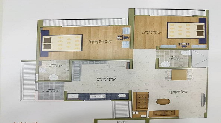 Dhruv Satsang Flora Floor Plan