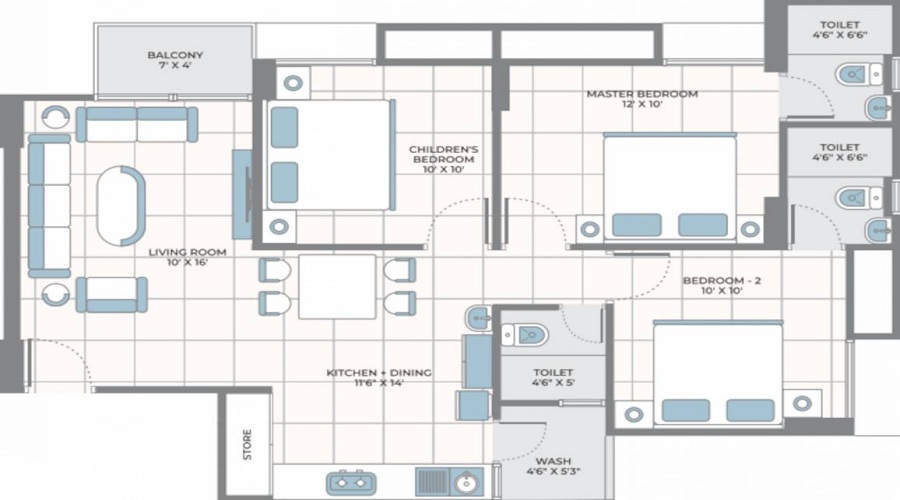 RAR Parkview Kadamb Floor Plan