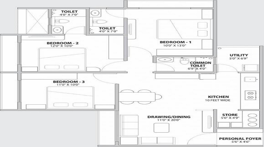 Swetraj Swasthi Floor Plan