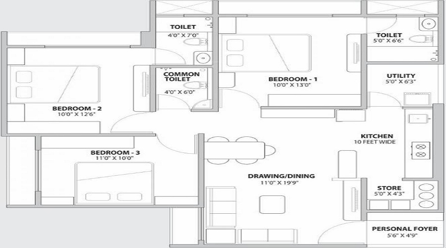Swetraj Swasthi Floor Plan