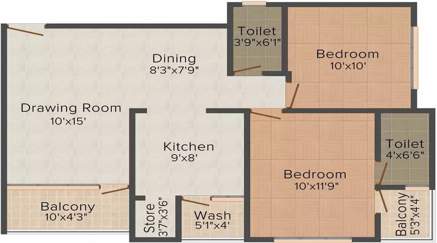 Shafalya Shlok Parisar Floor Plan