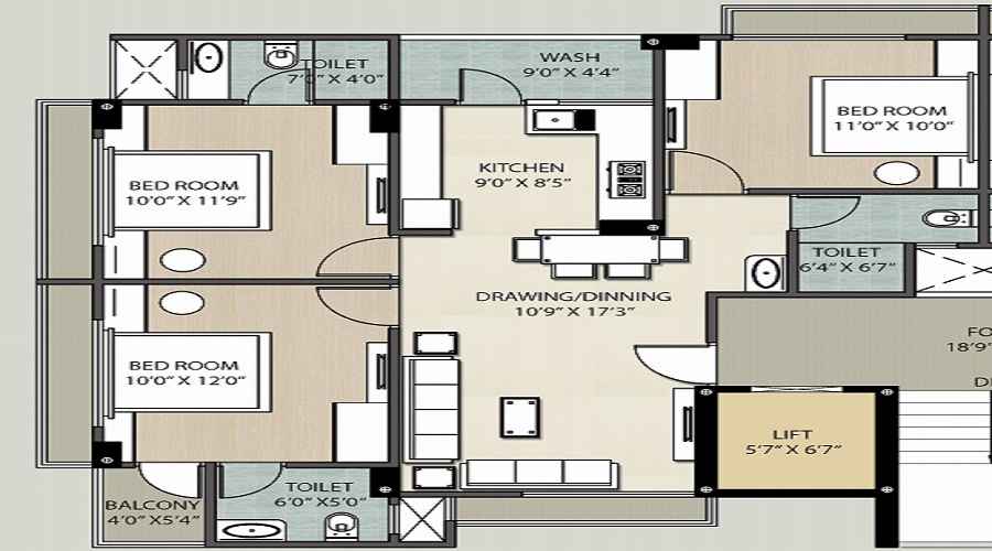Panchamrut Mansi Prime Floor Plan
