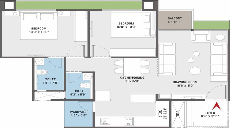 Shri Parshva Spg Evans Floor Plan
