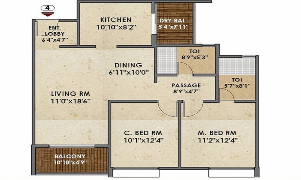 Pride Palatia Floor Plan