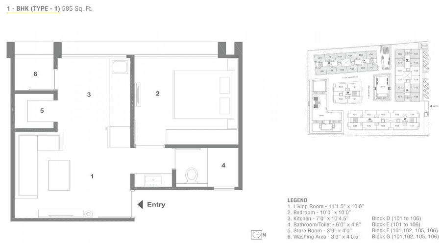 Sundivine Sun Simpolo Floor Plan