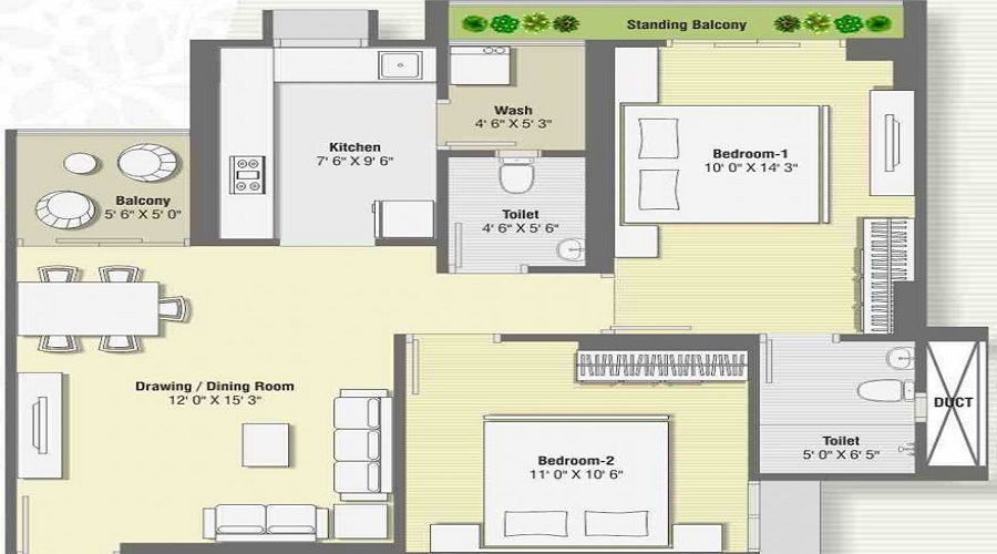 Panchamrut Green Floor Plan