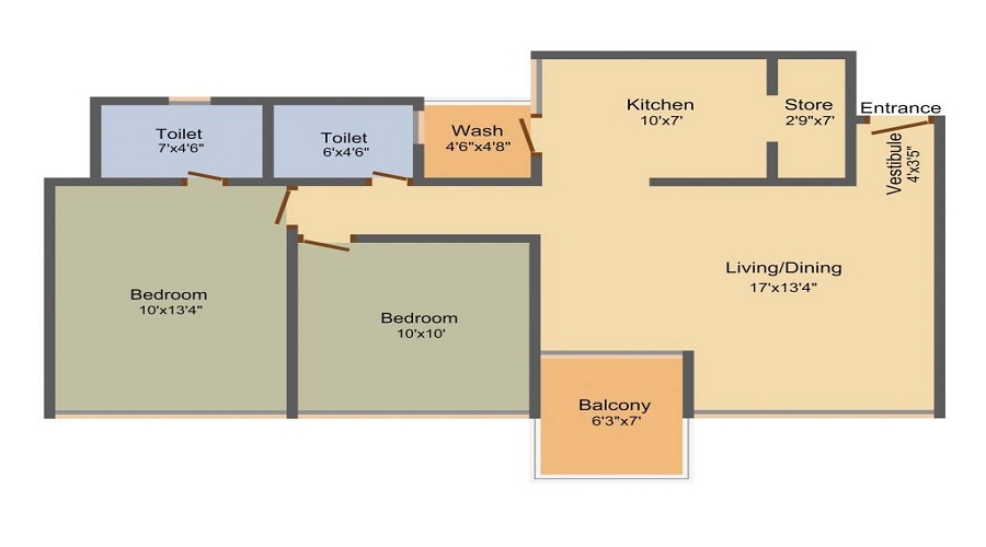 Saanvi Sky Sol Floor Plan