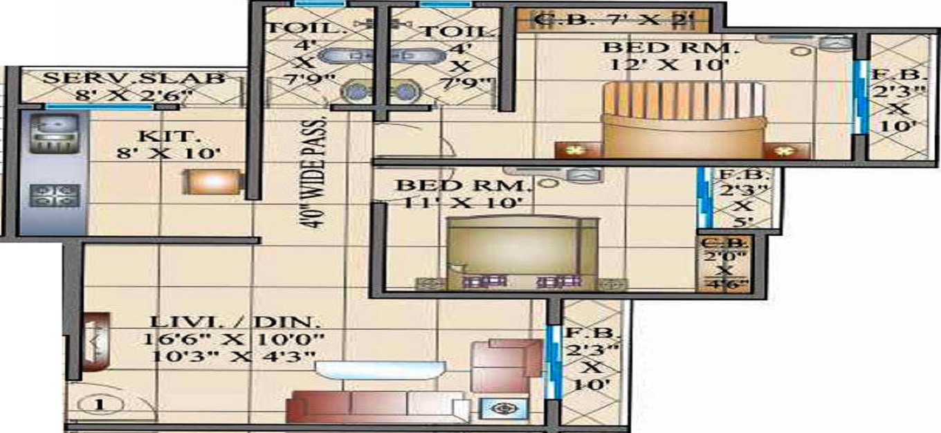 Provident Aroha Goa Floor Plan
