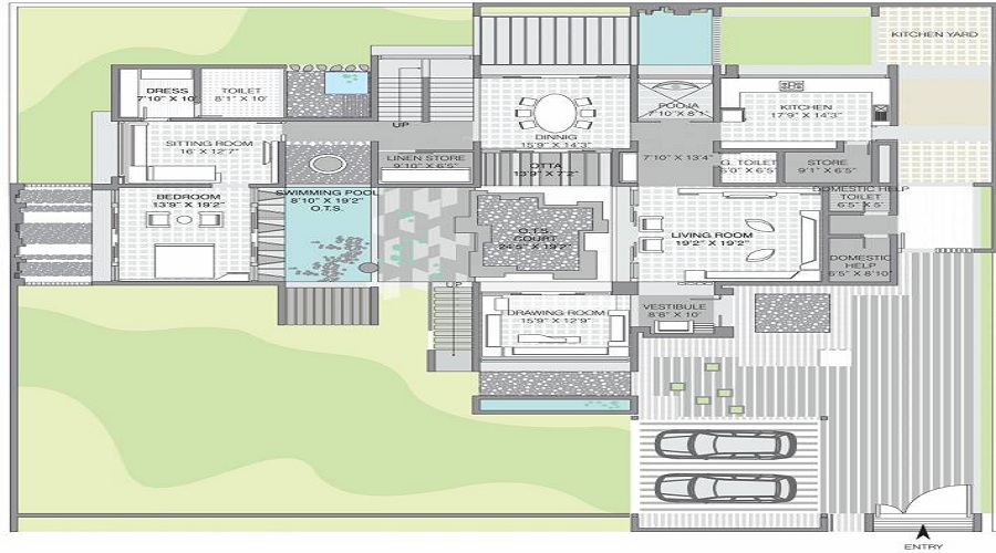 Gala Villa Lotus Floor Plan
