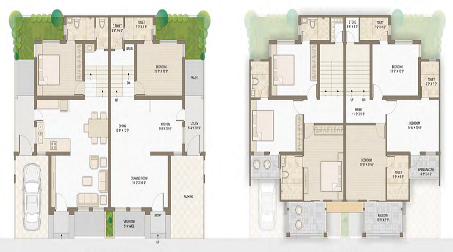 Shaligram Garden Homes Floor Plan