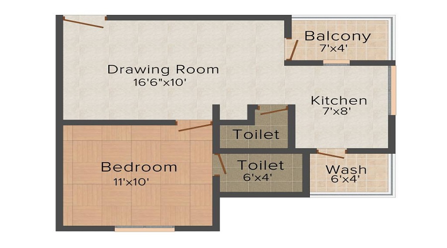Rajyash Solarium 1 Floor Plan