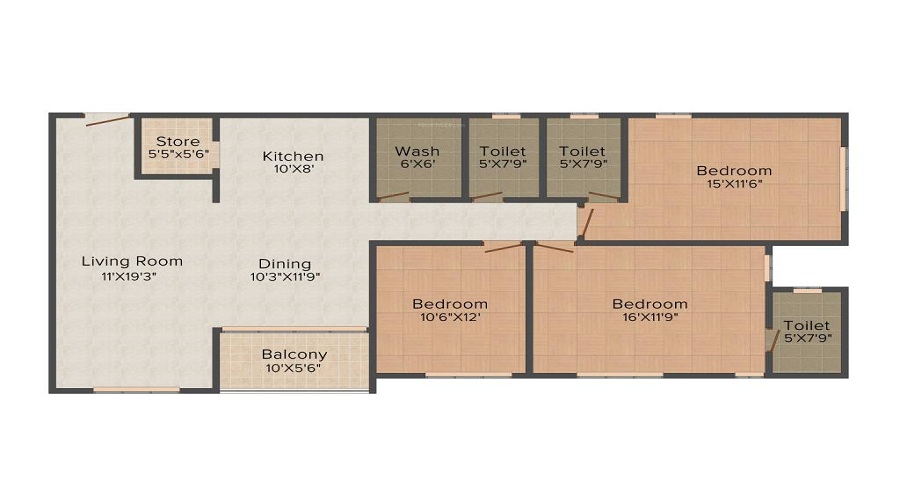 Siddhi Aarohi Crest Floor Plan