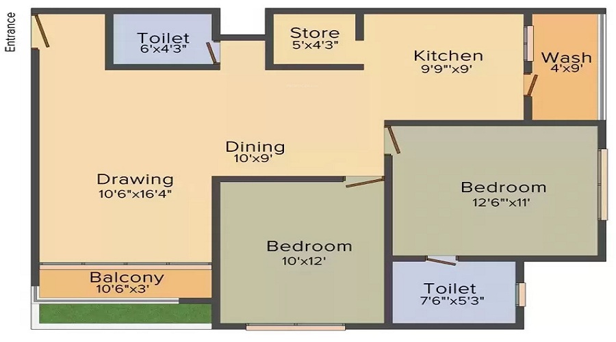 Shaligram Garden Residency III Floor Plan