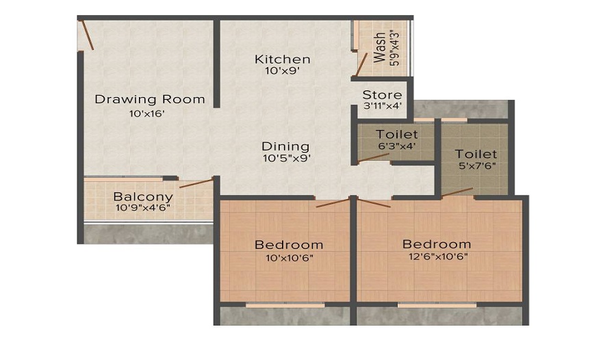 Popular Paradise Floor Plan