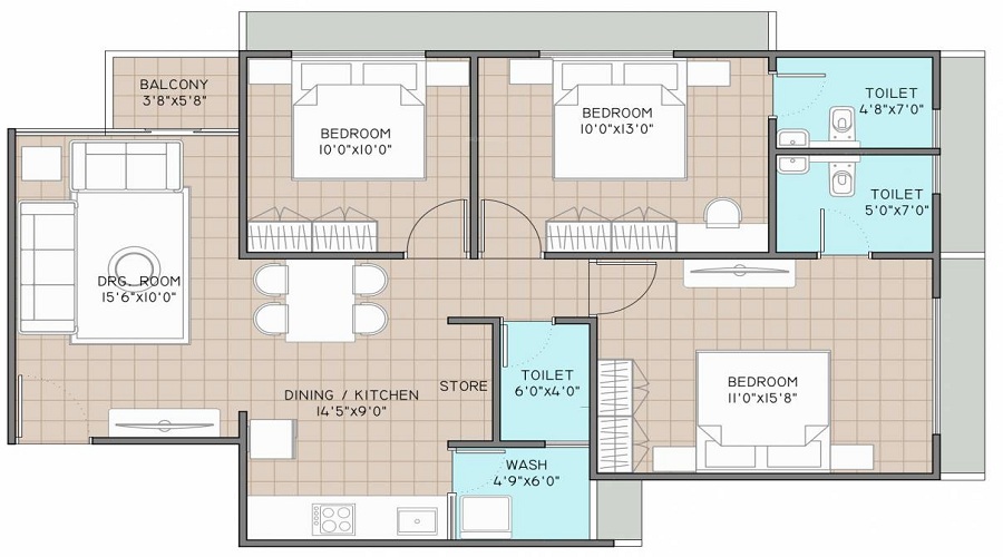 Sun Crest Floor Plan