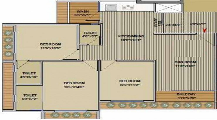Venya German Greencity Floor Plan