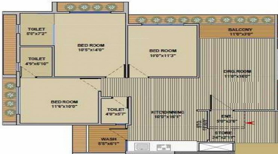 Venya German Greencity Floor Plan