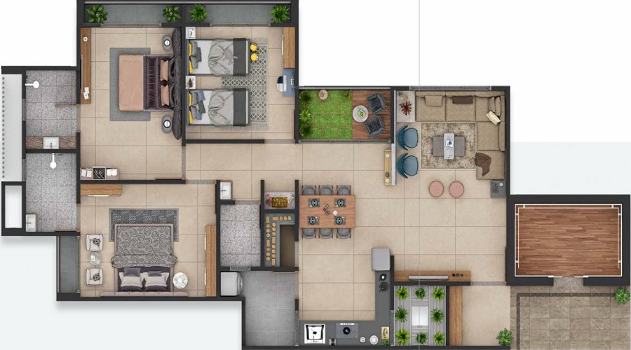 Trinetra Celestia Floor Plan