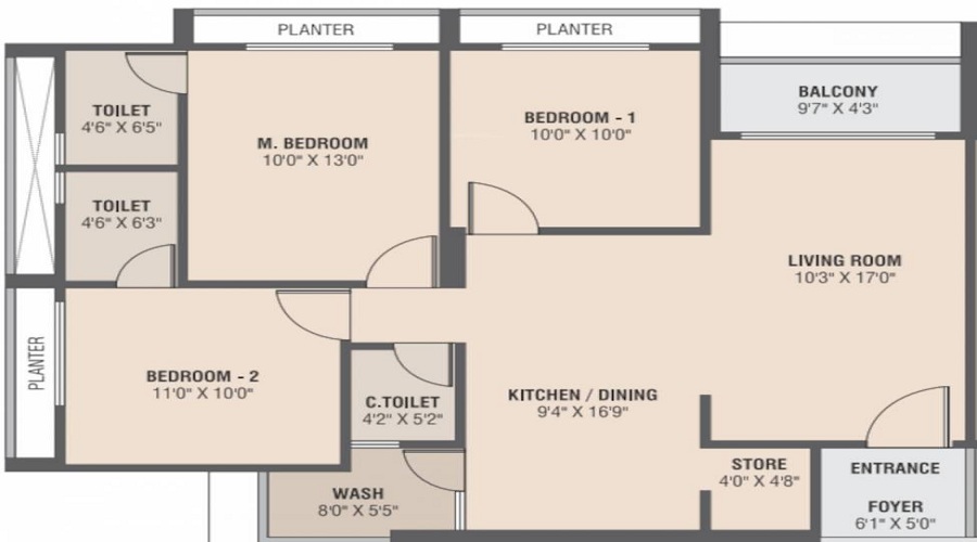 Dev Atharva Abode Floor Plan