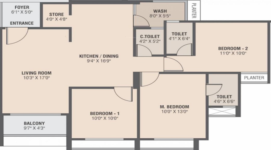 Dev Atharva Abode Floor Plan