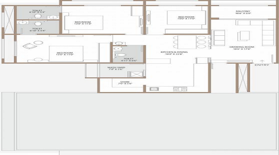 Shanti Shantideep 3 Floor Plan