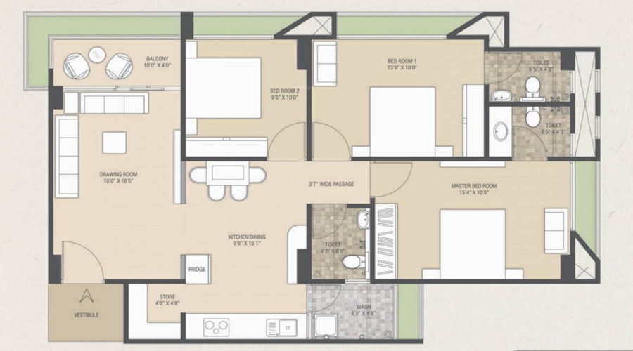 Cavalier Krish Icon Floor Plan