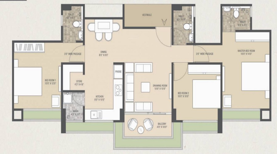 Cavalier Krish Icon Floor Plan