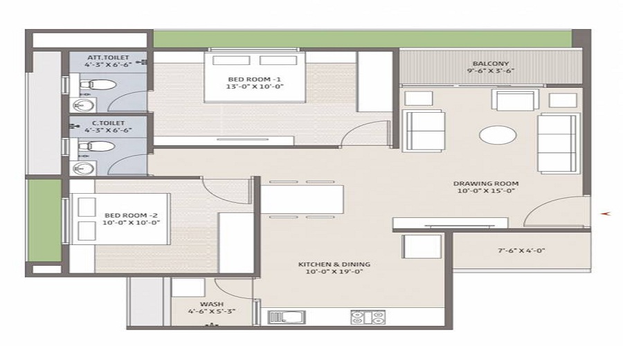 Swamarvella Swastik Marvella Floor Plan