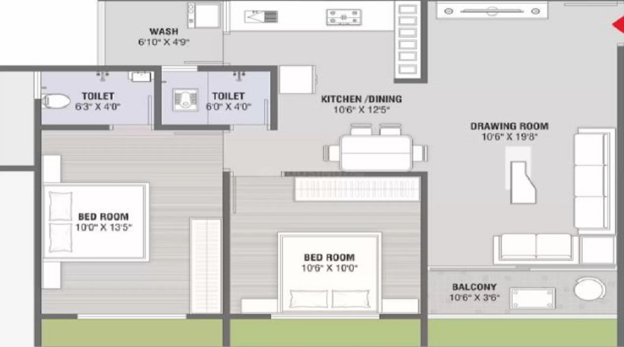 Aarvi Himshila Sky Floor Plan
