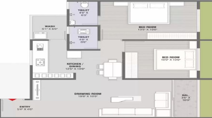 Aarvi Himshila Sky Floor Plan