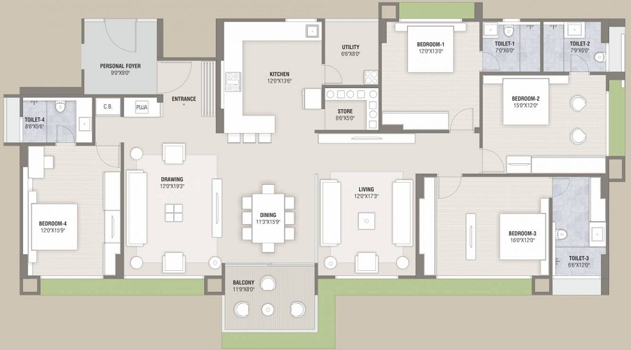 Serenity Casa Floor Plan