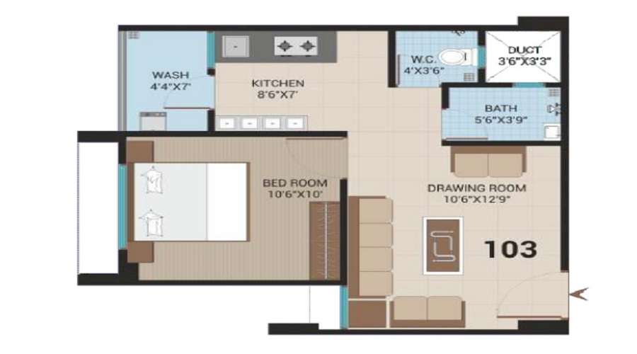 Ms Moonlight Residency Floor Plan