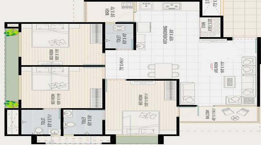 Aditya Lavish Floor Plan