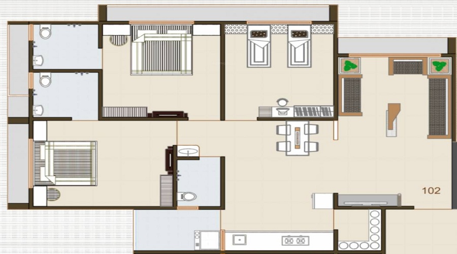 Anay Paras Residency Floor Plan